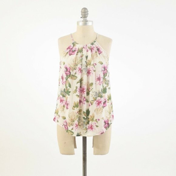 Joie Boho Chic Floral Print Silk Blouse - Picture 1 of 6